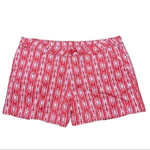 NWT BCG Roughing It Diva Stripes Ikat Print Shorts Sz 12